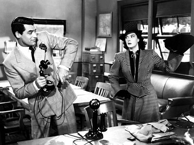 His Girl Friday -- Grant and Russell